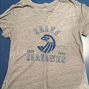 League Gray Seahawks Graphic Tee